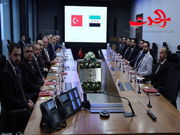 وزير الداخلية السوري يبحث مع نظيره التركي التعاون المشترك وتطوير التنسيق الأمني