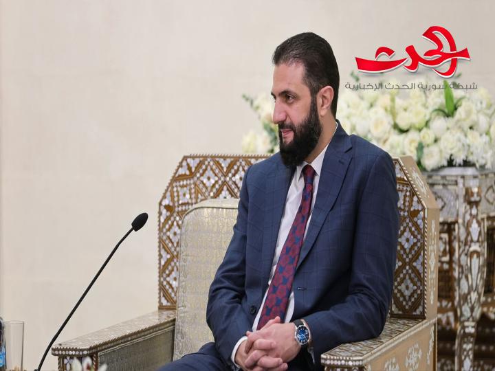  الرئيس الشرع وعقيلته يستقبلان قائد القيادة المركزية الأمريكية