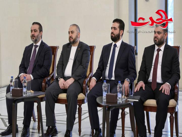  الرئيس الشرع وعقيلته يستقبلان قائد القيادة المركزية الأمريكية