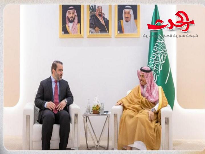 وزير الخارجية السوري يلتقي نظيره السعودي