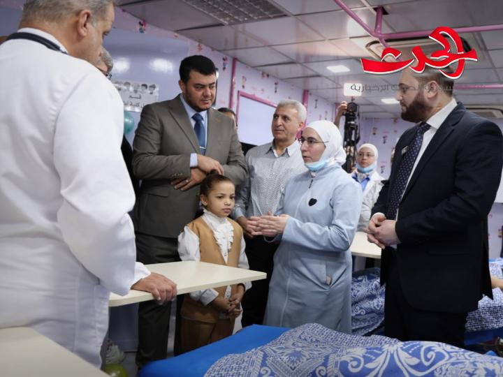 افتتاح قسم غسيل كلية الأطفال بمشفى دمشق
