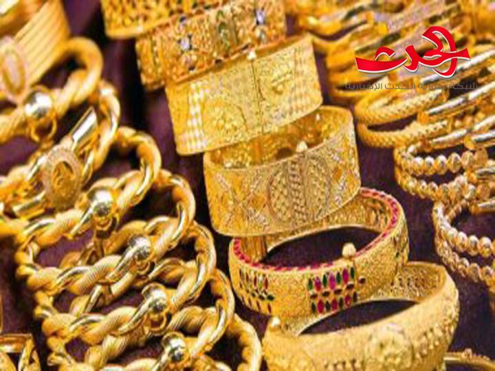 أسعار الذهب ترتفع 30 ألف ليرة في السوق المحلية 