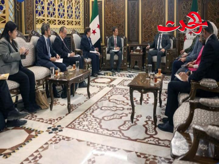سوريا واليابان يبحثان تطوير منظومة الإنذار المبكر وإدارة الكوارث