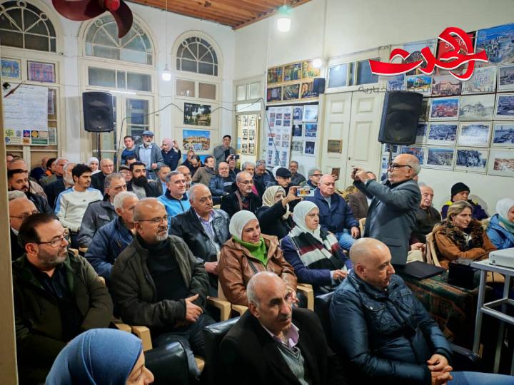 حفل فنيّ تراثي لفرقة نادي دوحة الميماس في الجمعية التاريخية بحمص 