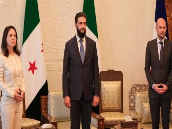 القائد أحمد الشرع يلتقي بوزير الخارجية الفرنسية ونظيرته الألمانية
