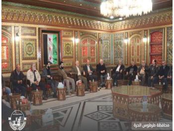 "محافظ طرطوس": يلتقي وفداً من أهالي منطقة صافيتا