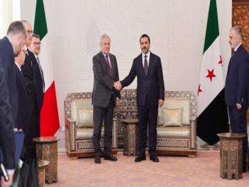 وزير الخارجية السوري يستقبل نظيره الإيطالي في دمشق