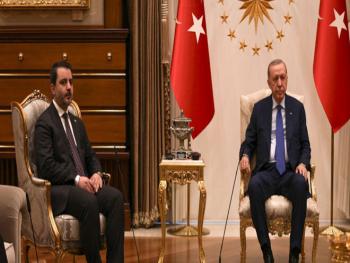 وزير الخارجية والمغتربين أسعد الشيباني يلتقي الرئيس التركي في أنقرة