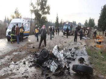 وفاة 6 أشخاص إثر حادث سير على طريق حماة – حلب الدولي