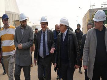 وزير الكهرباء يتفقد برفقة وفد إيطالي محطة دير علي بريف دمشق