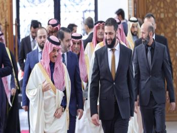 القائد الشرع يلتقي وزير الخارجية السعودي