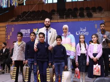 مأدبة إفطار خيرية لأطفال أيتام بدمشق 