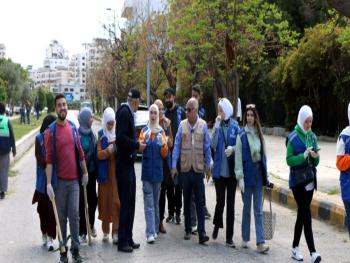 انطلاق حملة زراعة الأشجار بعدة مناطق في مدينة اللاذقية