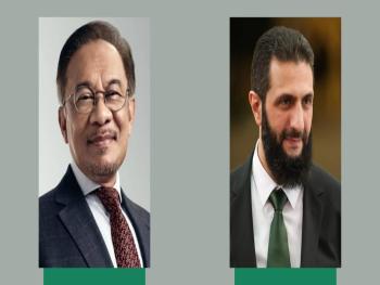 رئيس وزراء ماليزيا يهنئ الرئيس الشرع بتشكيل الحكومة ويؤكد دعم التعاون الاقتصادي مع سورية
