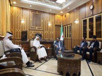 "وزير العدل": يؤكد أهمية تعزيز التعاون القانوني بين سورية وقطر