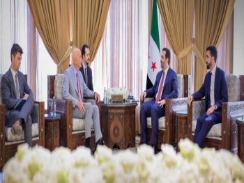 وزير الخارجية السوري يستقبل المبعوث الأمريكي الخاص إلى سوريا توماس باراك